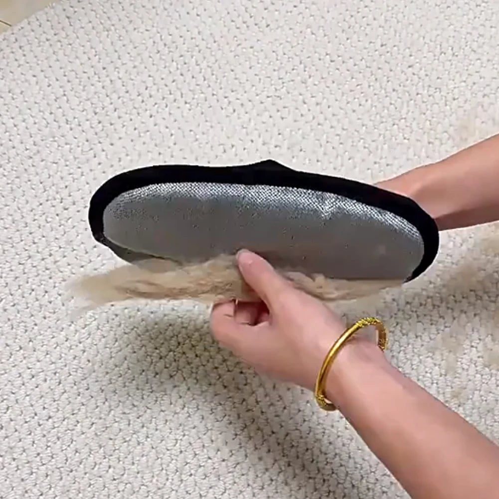 Pet Grooming Gloves Pet Hair Remover Gloves Deshedding Brush Glove for Dog Cat Rabbit with Long/Short/Curly Hair